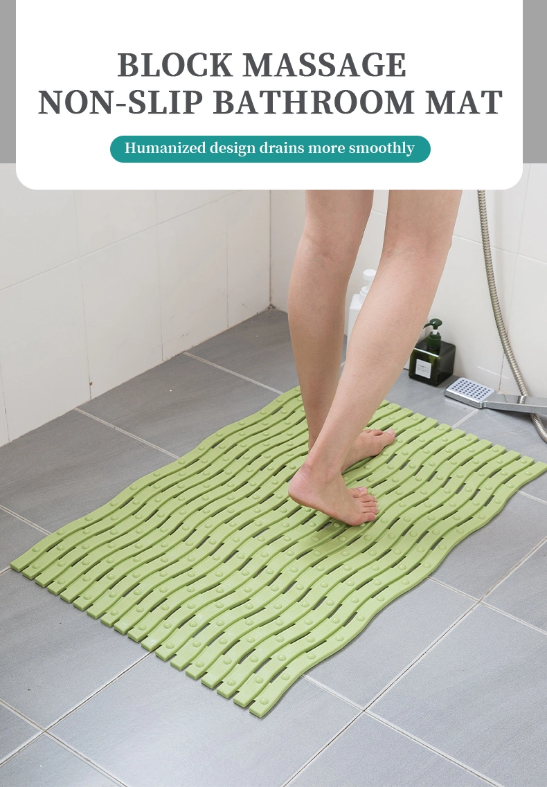 Shower Mat Anti Slip Large Bathtub Mat Rubber Bath Mat