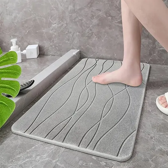 Wholesale Cotton Quick Sink Microfibre Fresh Dish Drying Mat for Kitchen Counter