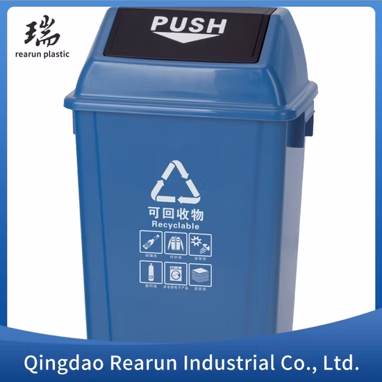 1100L Large Outdoor Public Street HDPE 4 Wheel Industrial Plastic Trash/Rubbish/Waste/Garbage/Wheelie Bins with Lid Pedal