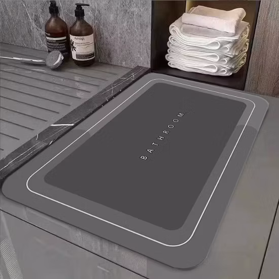Bath Mat Sets Rug Innovative Super Absorbent Quick Dry Rubber Backed Dirt Resistant Bath Rugs Mats for Bathroom Non Slip Bathroom Rug for Shower Sink Bat