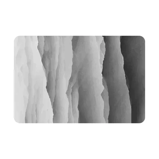 Wholesale Super Absorbent Fast Drying Anti Slip Cheap Custom Rubber Diatomite Bathroom Mat Bath Rug 