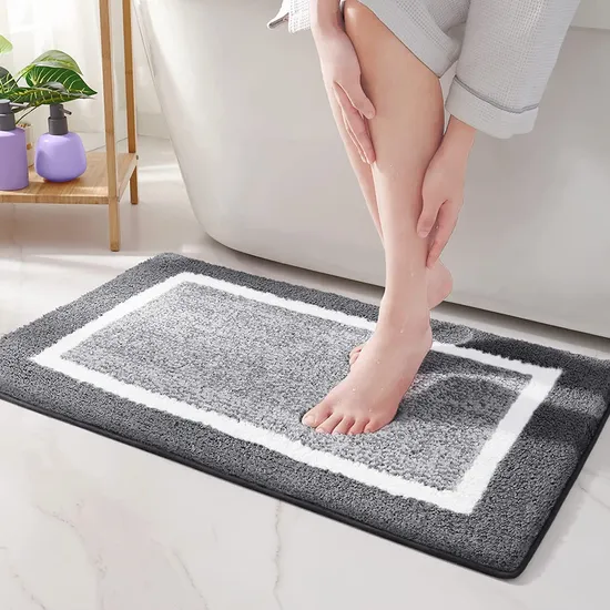 Diatomite Stone Bath Mat Fast Water Drying Diatom Mud Foot Pad Bathroom Floor Mats 