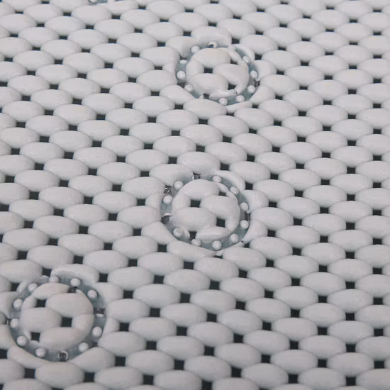 Loofah Bath Mats, Non Slip Bathtub Shower Mat with Suction Cups for Textured Bathroom Surfaces, Phthalate Free